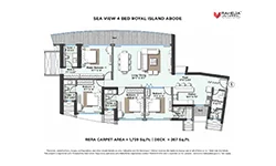 Sea View 4 Bedroom Royal Island Floor Plan