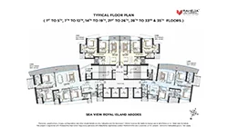 Cyprus Versova Island Typical Floor Plan
